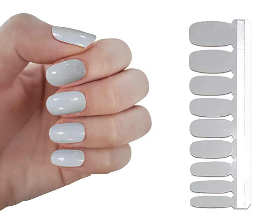 neutral gray nail polish strips - summer nail polish trends for 2021